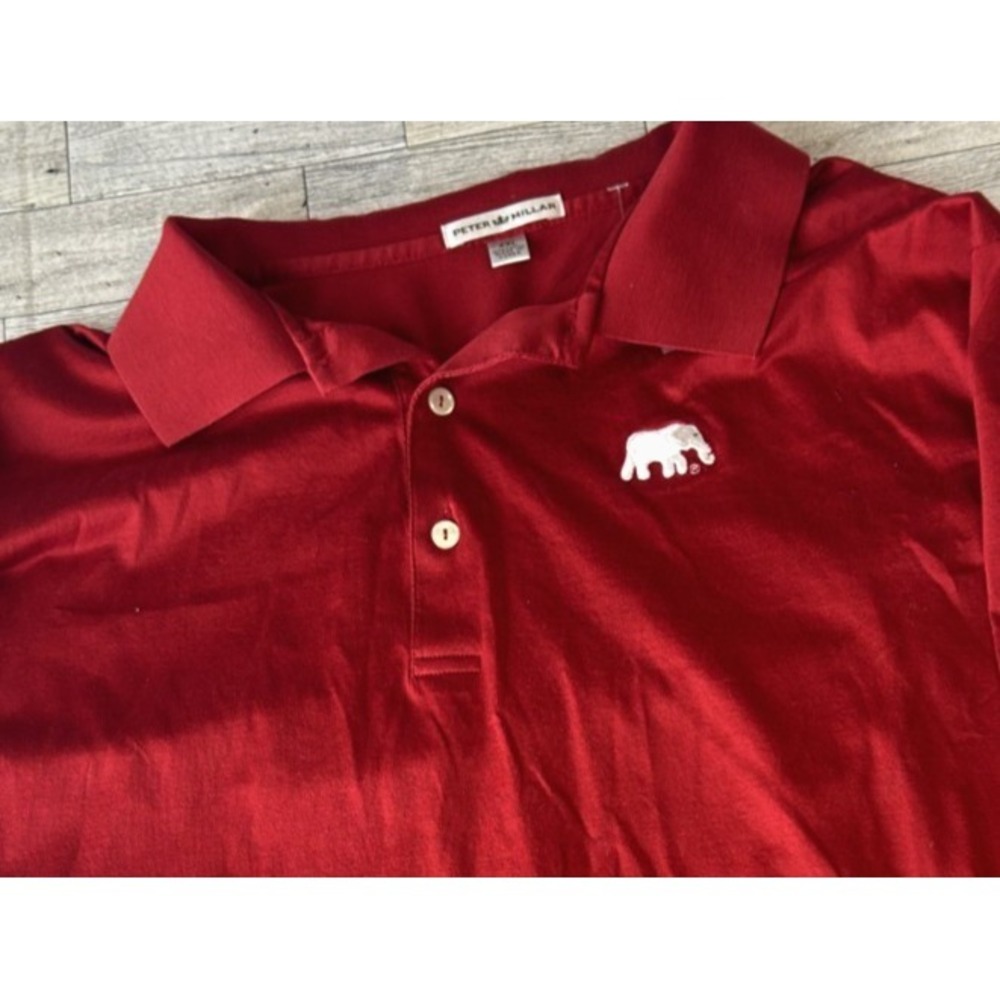 Peter Millar Alabama Crimson Tide Polo Embroidered‎ Booster Club Elephant XXL